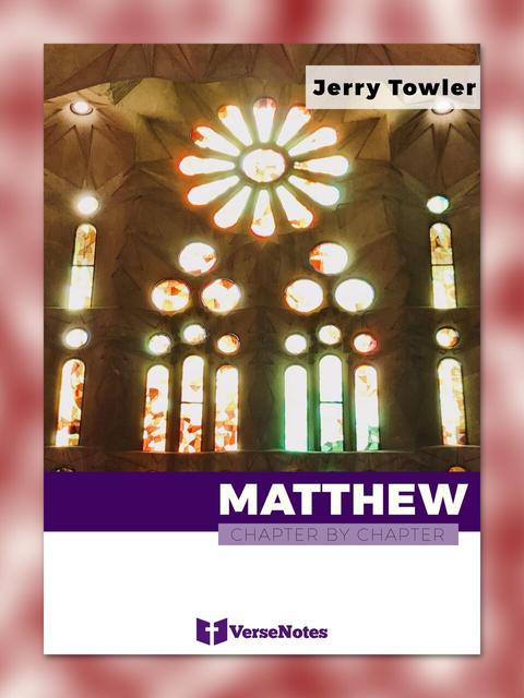 Matthew Chapter By Chapter guide cover