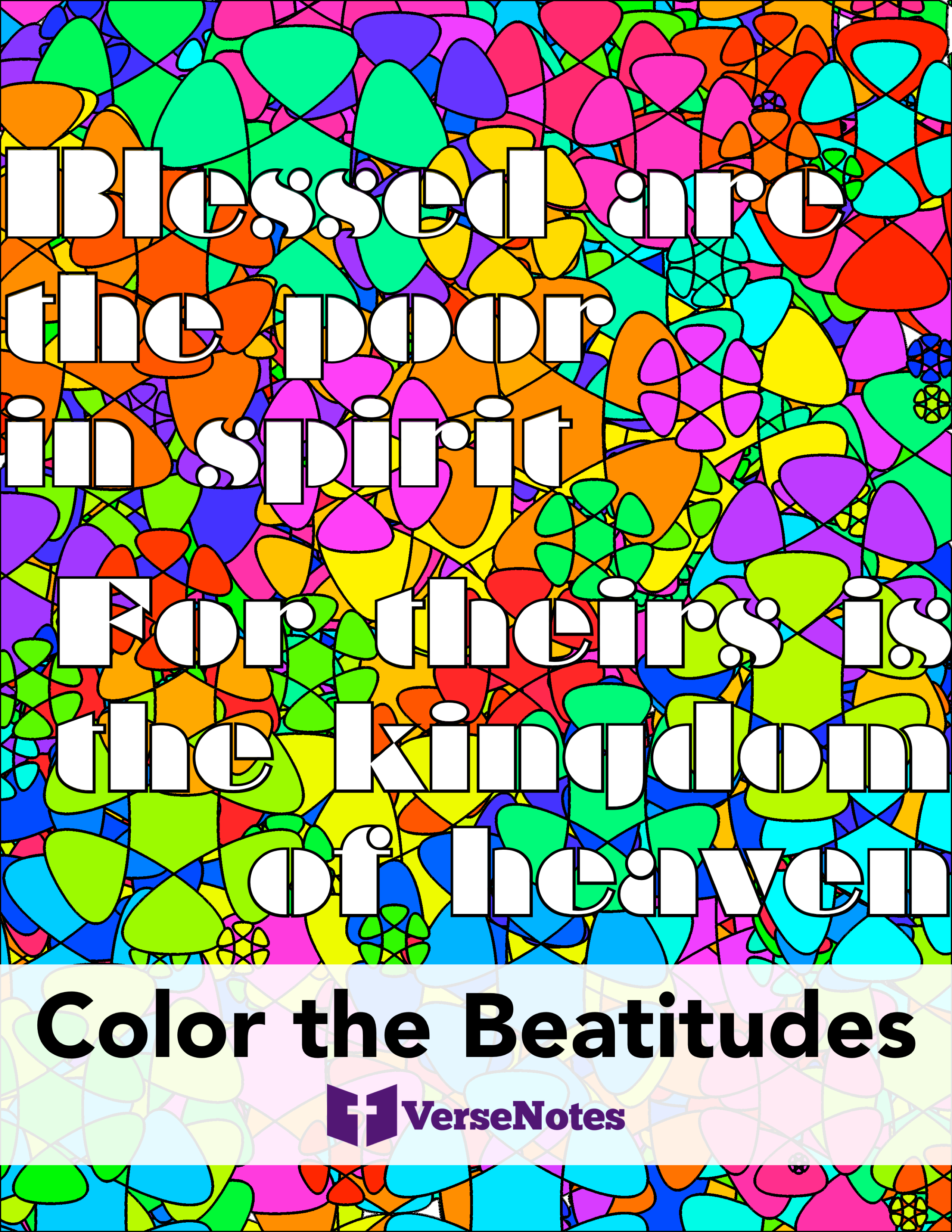 Color the Beatitudes