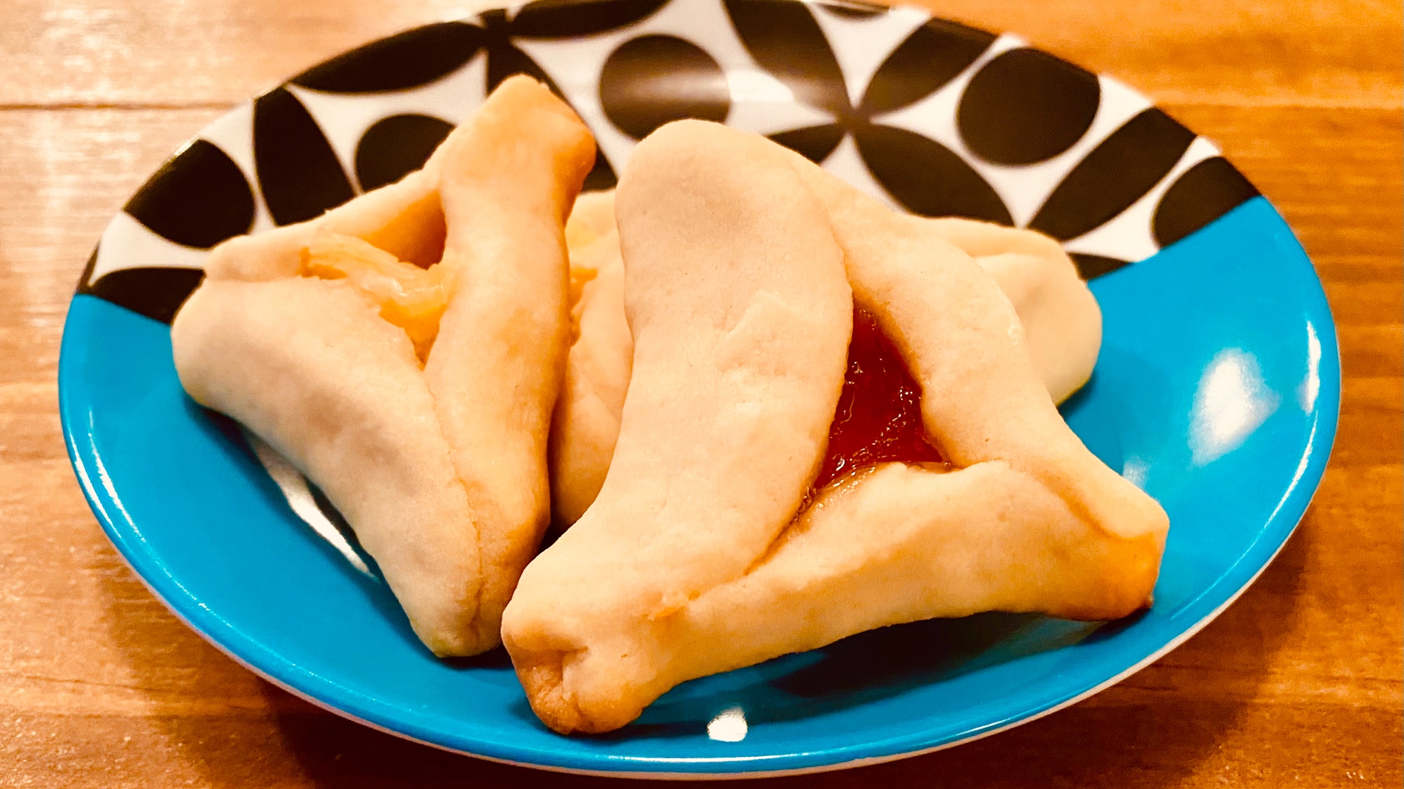 American hamantaschen filled with jelly.